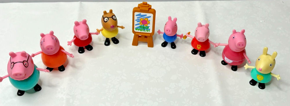 Peppa Pig LOT OF Family & Friends 2003 Assortment